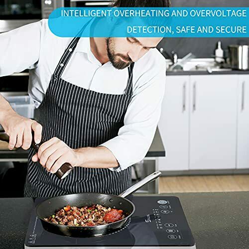 STULENG Electric Stove, Portable 1300W Infrared Single Burner Sensor Touch - Fresh Stock Dated February 2026