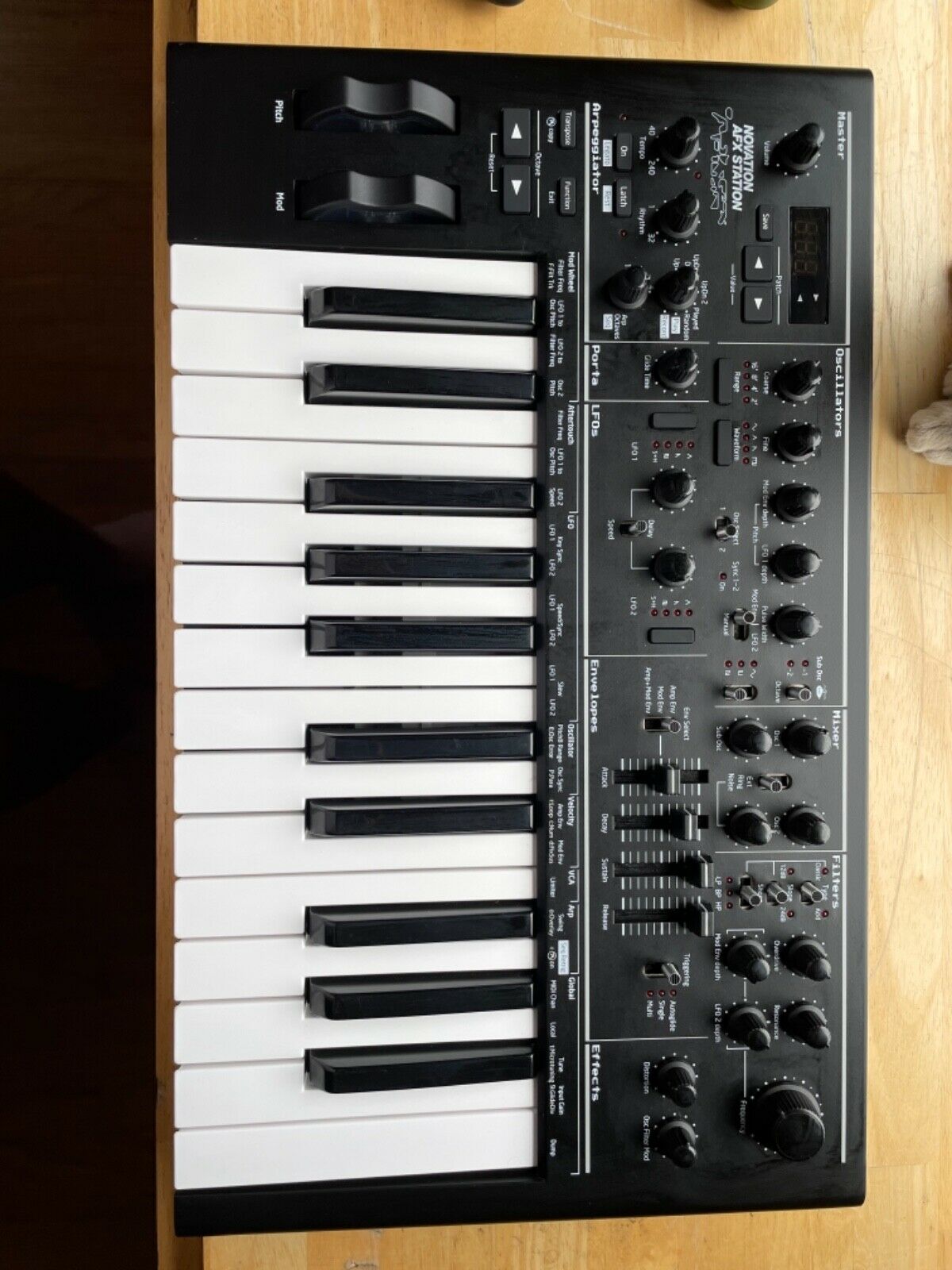 Novation AFX station limited edition with collectors box and cables - Fresh Stock Dated December 2025