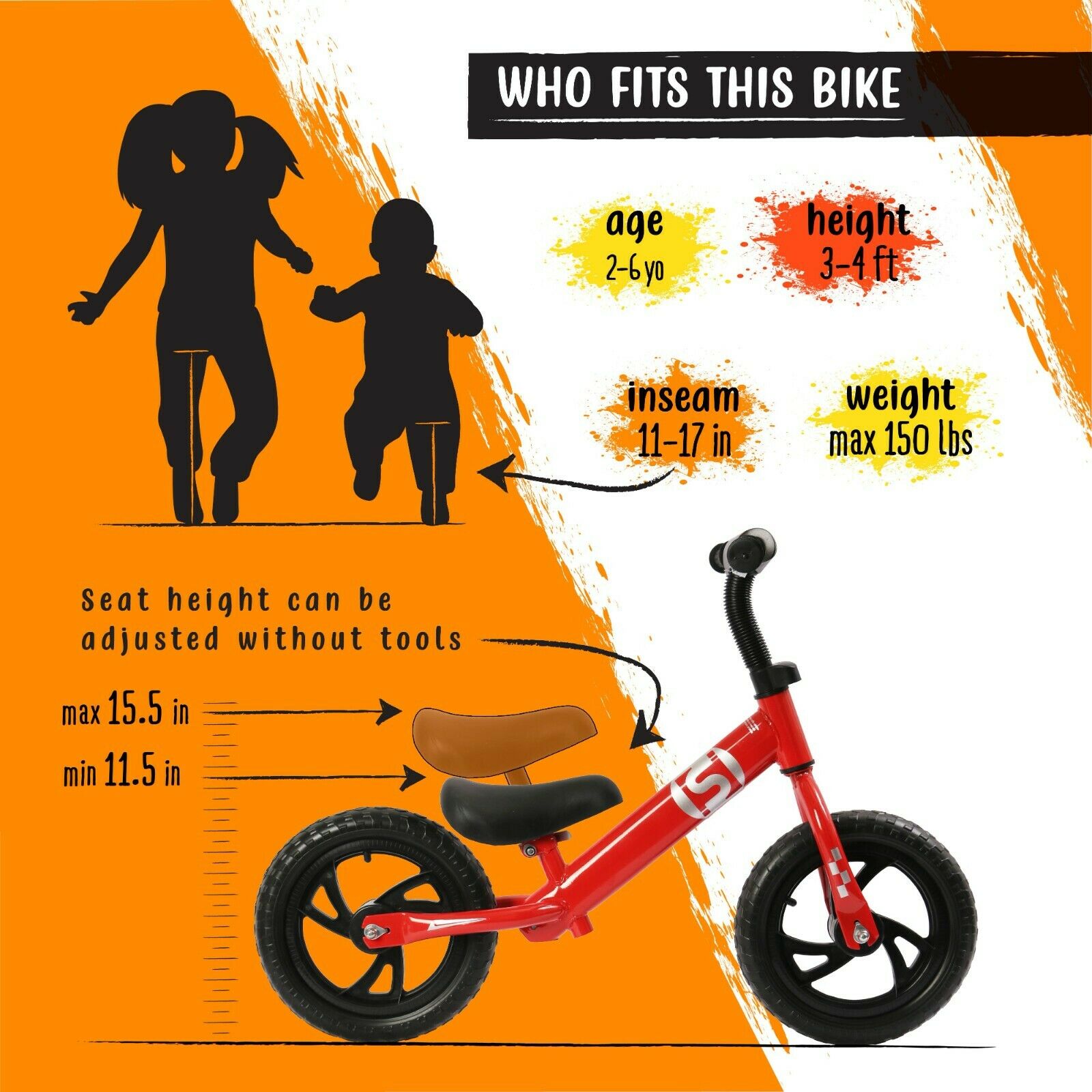 Balance Bike Premium Model Lightweight High-Grade Aluminum for Kids 2-6 Years - Fresh Stock Dated January 2026