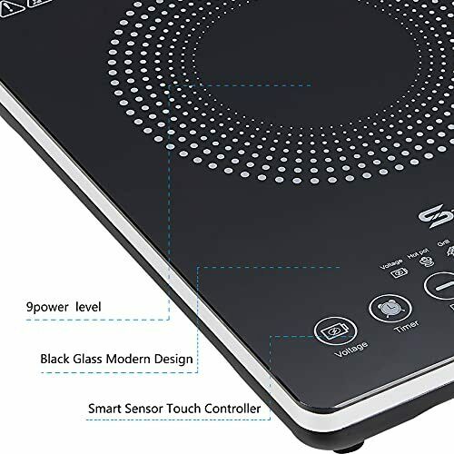 STULENG Electric Stove, Portable 1300W Infrared Single Burner Sensor Touch - Fresh Stock Dated February 2026