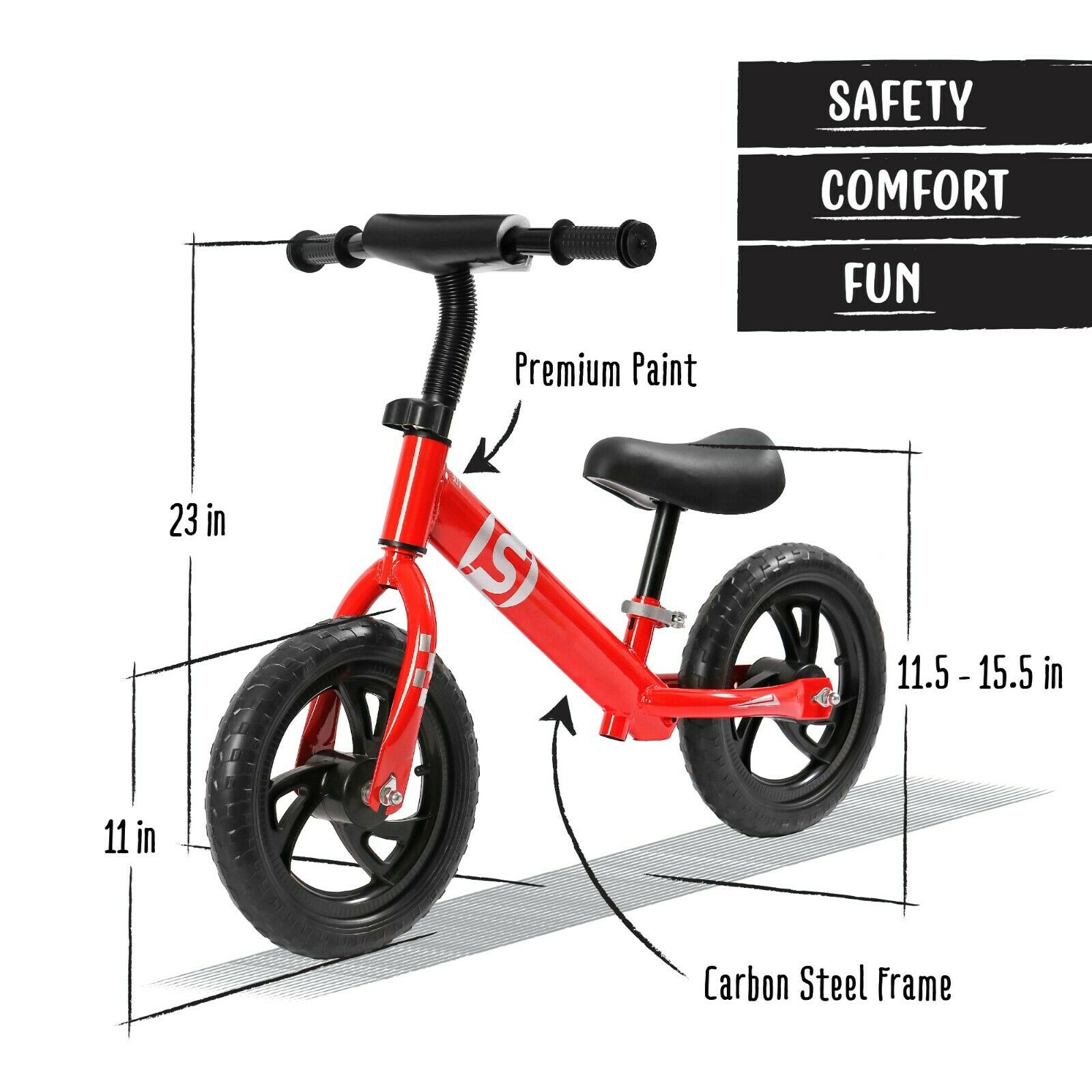 Balance Bike Premium Model Lightweight High-Grade Aluminum for Kids 2-6 Years - Fresh Stock Dated January 2026