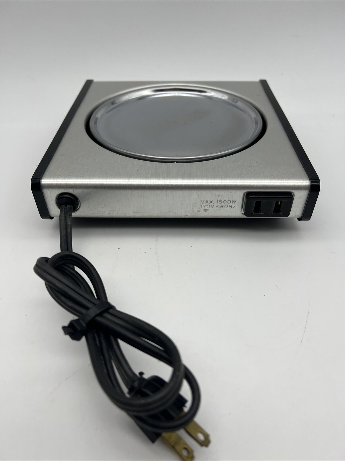 NORELCO +12 Coffee Serving Plate Warmer HB5145 Retro Stainless Hot Plate EUC - Fresh Stock Dated February 2026