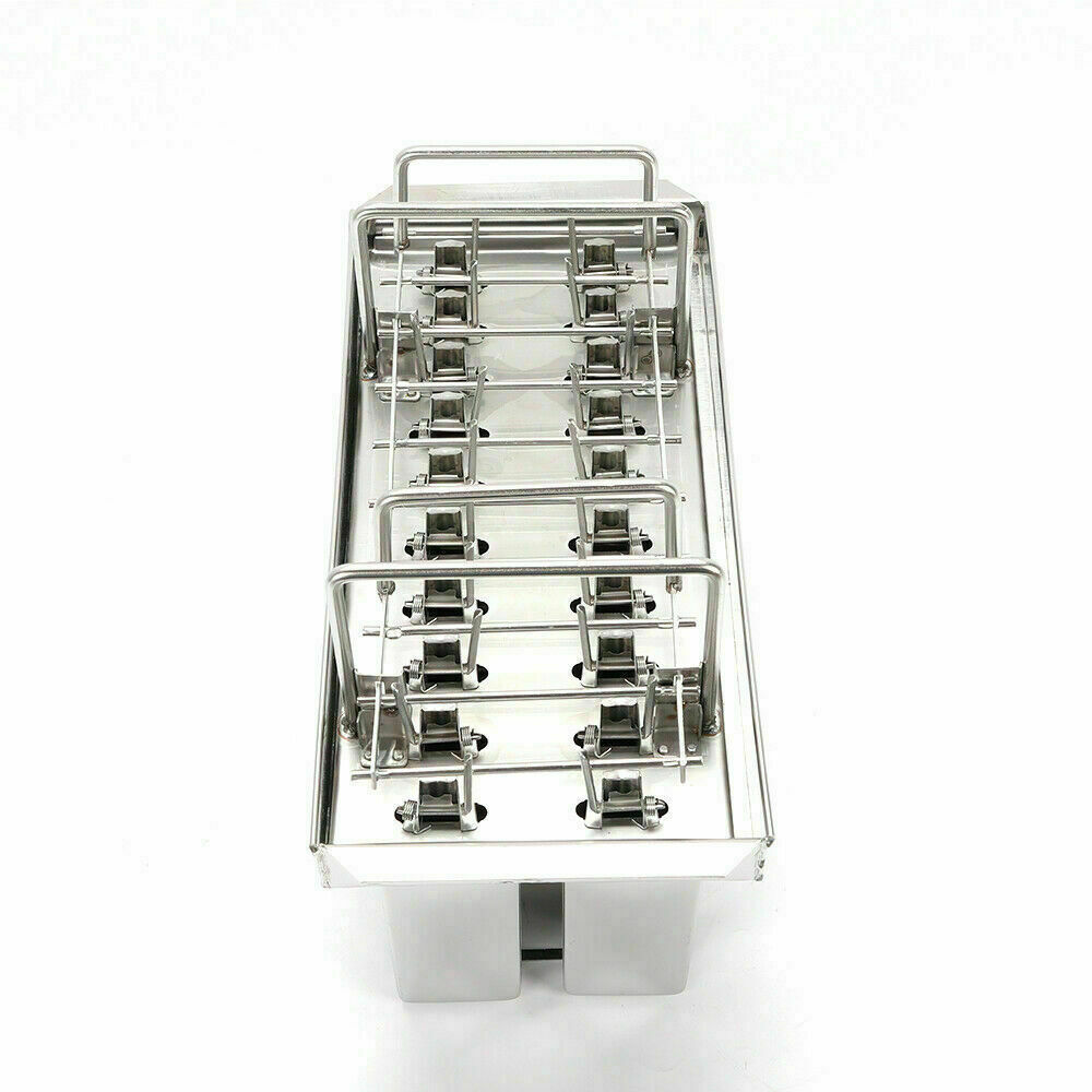20pcs Ice Cream Stick Molds Mold Ice Pop Lolly Popsicle Holder Stainless Steel - Fresh Stock Dated February 2026