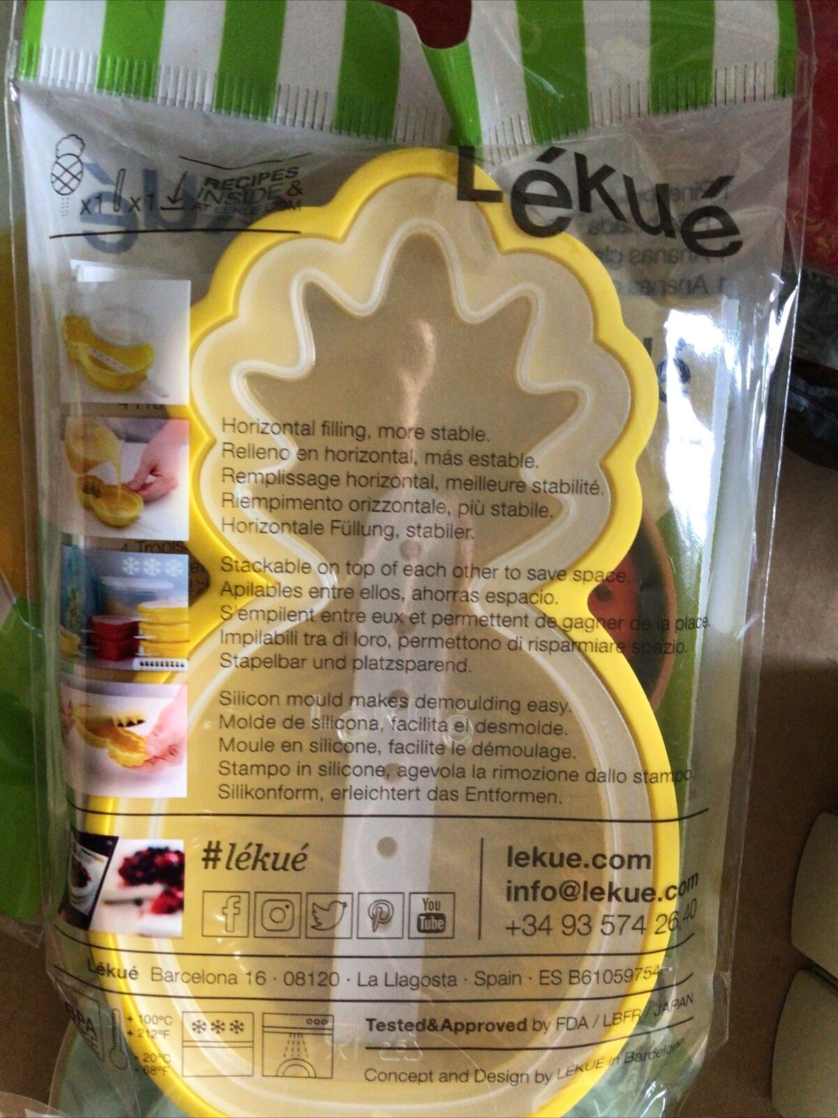 new pineapple shaped popsicle mold - Fresh Stock Dated February 2026