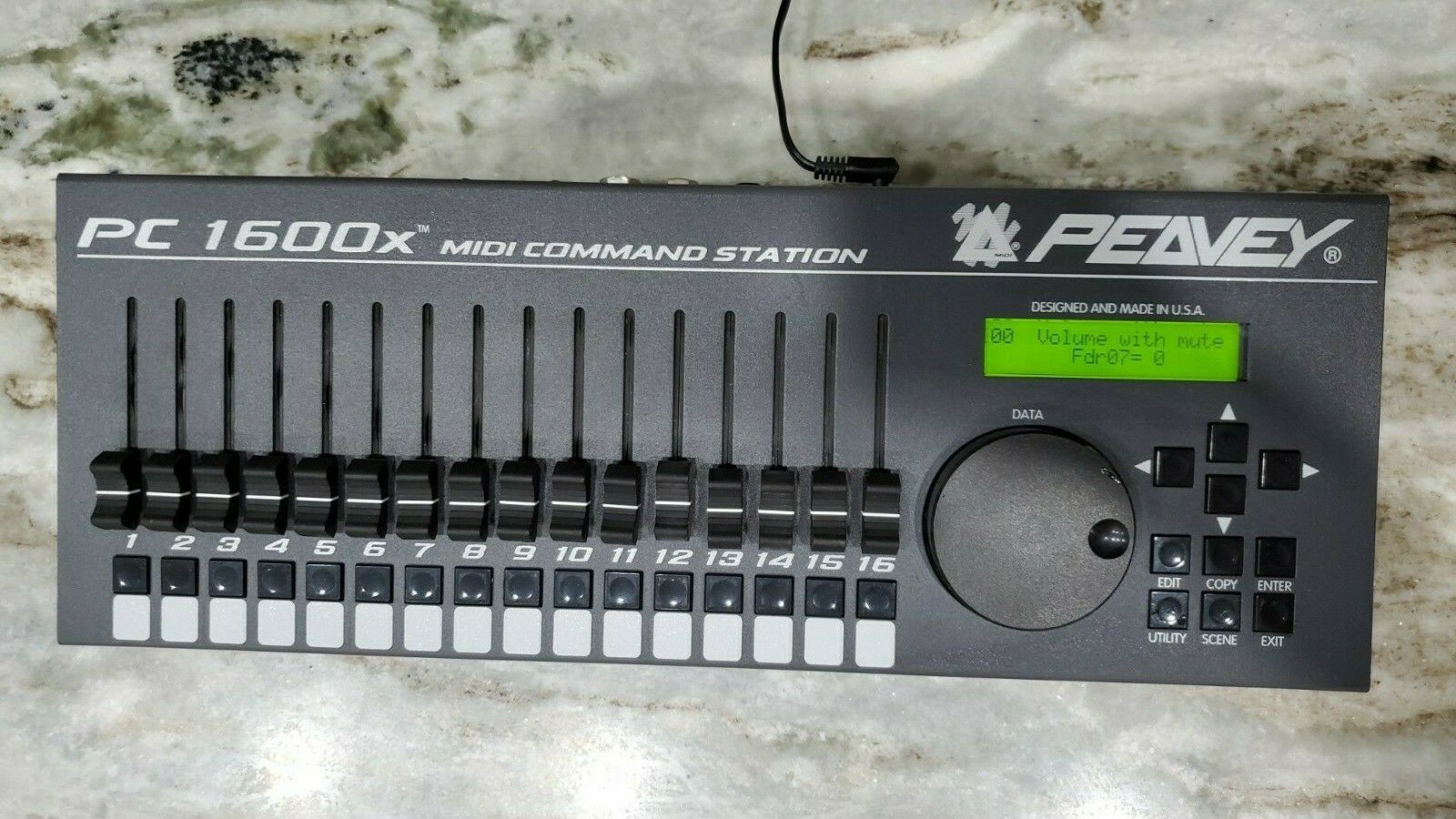 PEAVEY PC 1600X MIDI COMMAND STATION Ver. 2.2 W/ Manual, Box & Adapter - WORKING - Fresh Stock Dated December 2025
