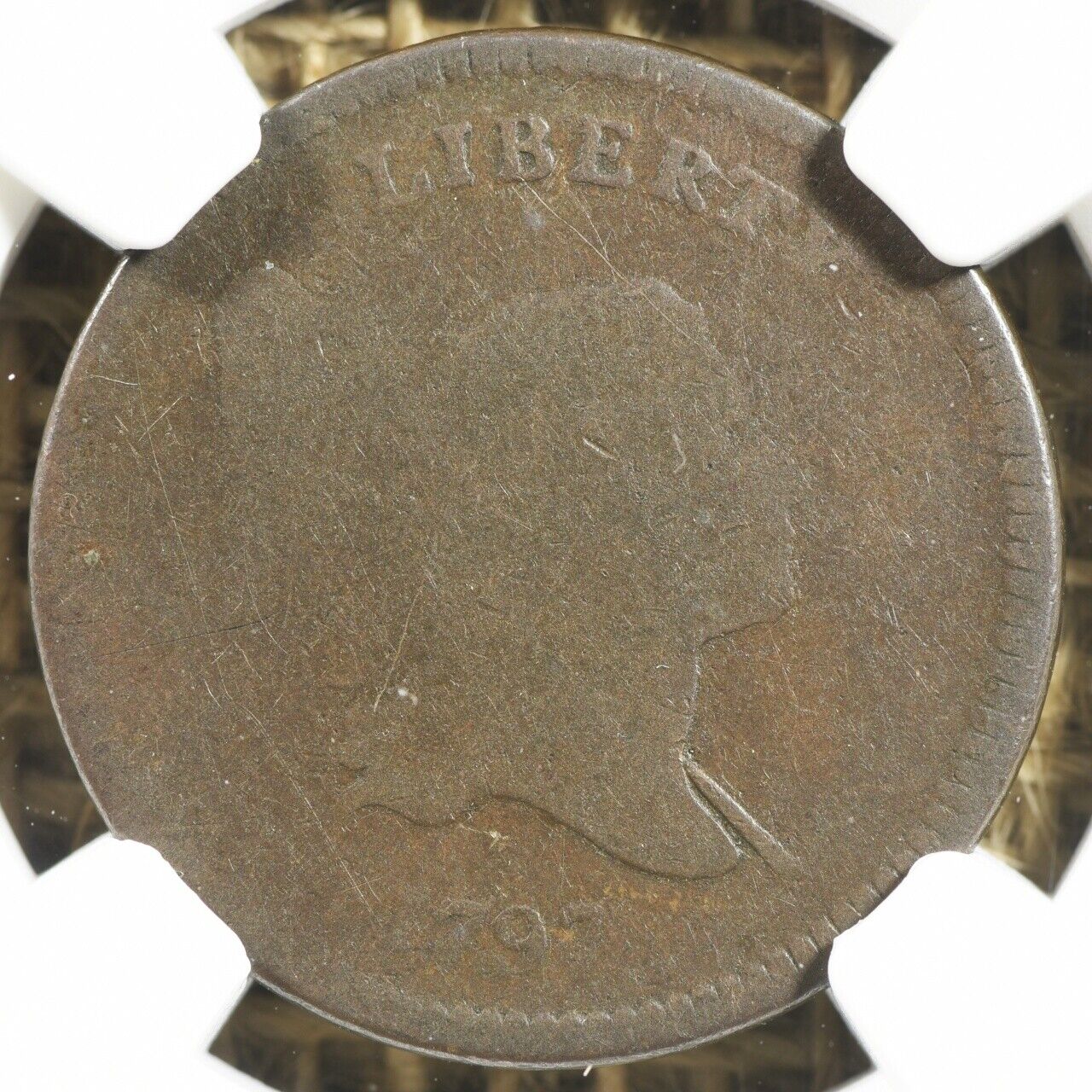 1797 1/2C NGC FAIR 2 Liberty Cap Flowing Hair Half Cent 1/1 Plain Edge FR2 - Fresh Stock Dated December 2025