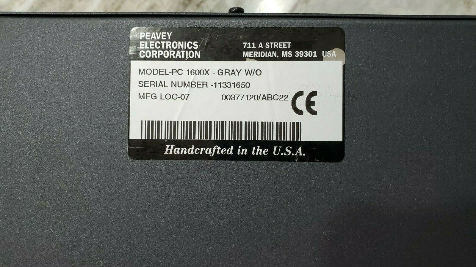 PEAVEY PC 1600X MIDI COMMAND STATION Ver. 2.2 W/ Manual, Box & Adapter - WORKING - Fresh Stock Dated December 2025
