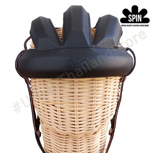 Vintage Cycling Bicycle Helmet Adult L'eroica Craft Hat Retro Classic AllBlack - Fresh Stock Dated December 2025