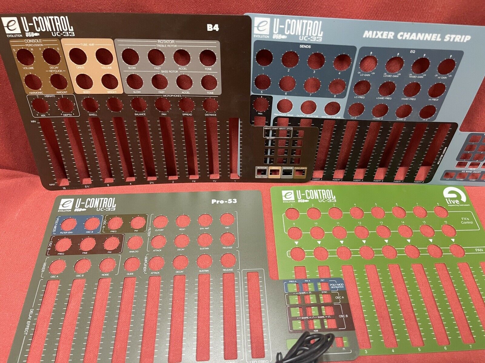 Evolution U-Control UC-33e USB & MIDI Mixer DAW Controller - Fresh Stock Dated December 2025