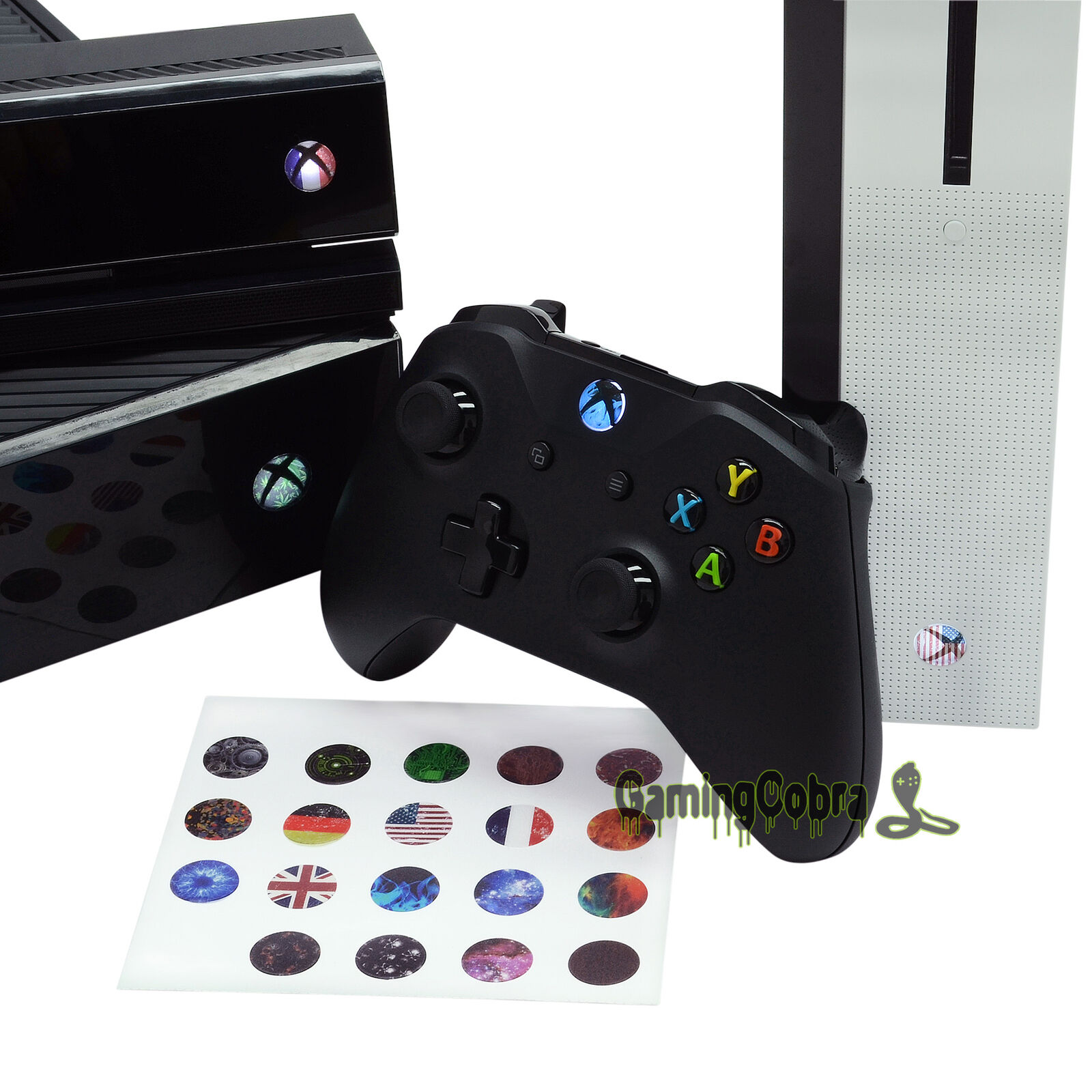 Custom Power Switch Decal Sticker for Xbox Series X S / One S X Elite Controller - Fresh Stock Dated February 2026