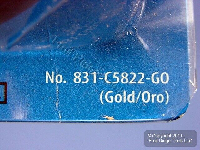 Leviton 6 Ft Video Stereo Audio Dubbing Coaxial Patch Cable GOLD C5822-GO - Fresh Stock Dated December 2025