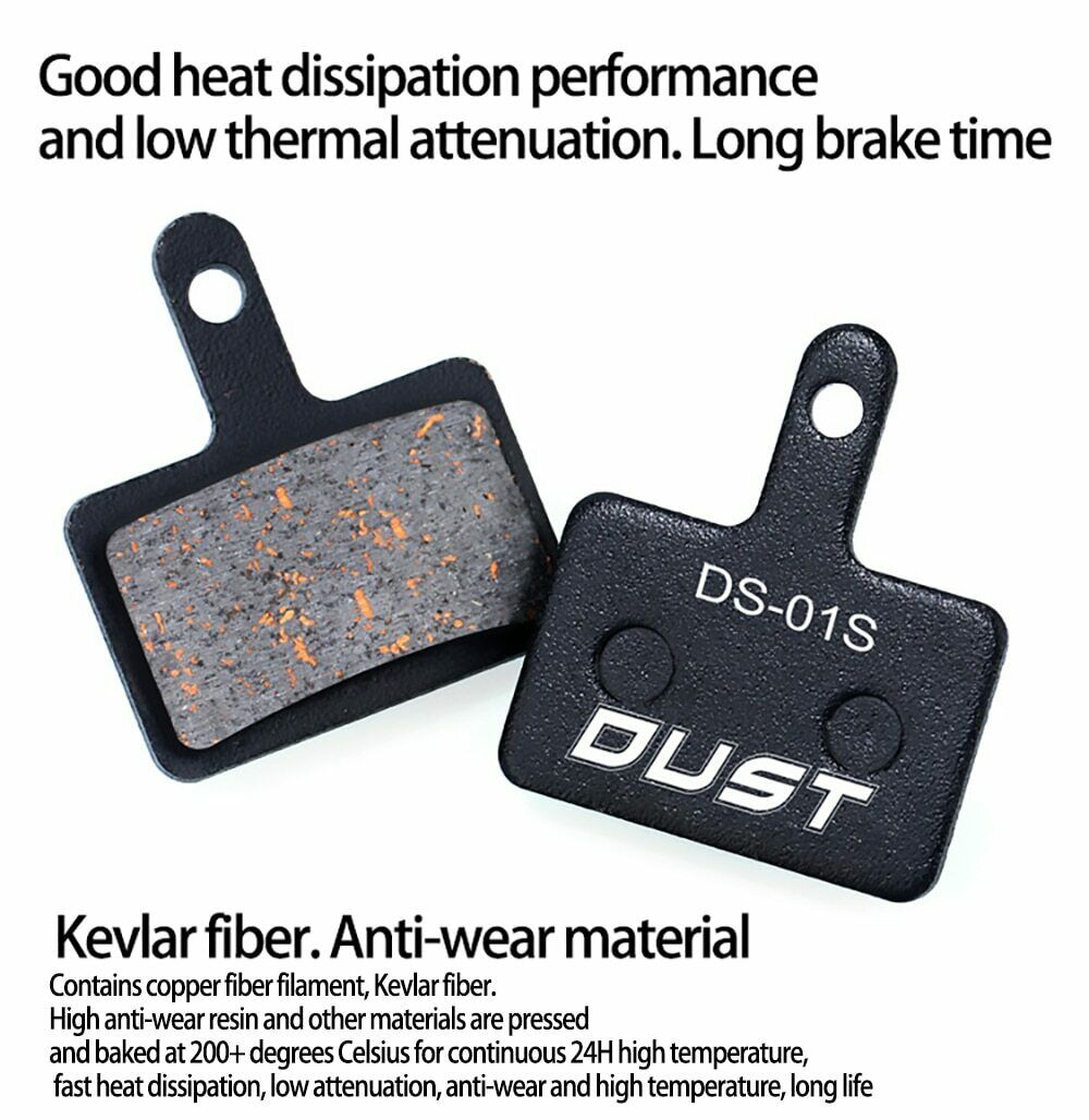 2 Pair (4pcs) MTB Bicycle Hydraulic Disc Ceramics Brake Pads For b01s SHIMANO - Fresh Stock Dated December 2025