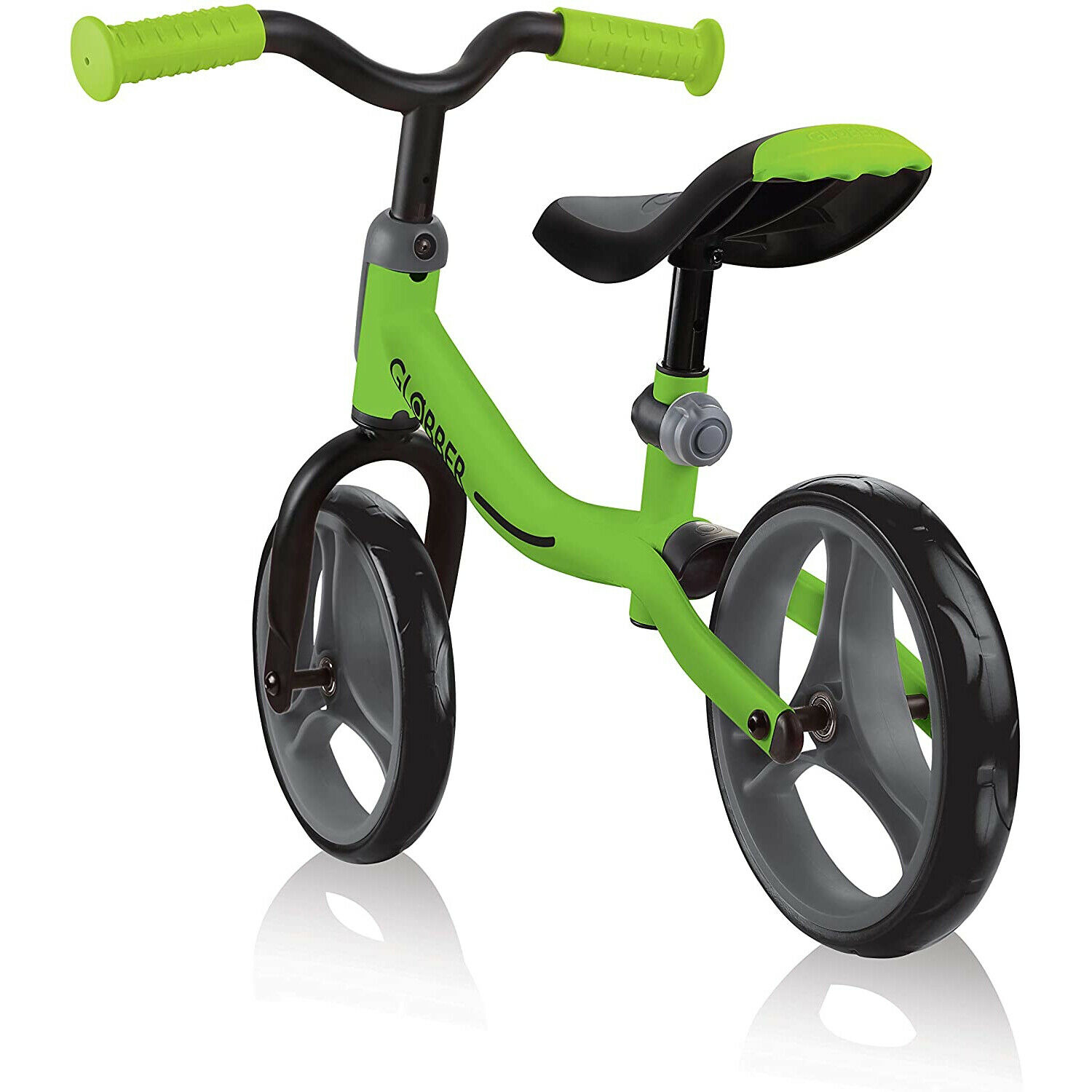 Globber GO BIKE Adjustable Balance Training Bike for Toddlers, Green & Black - Fresh Stock Dated January 2026