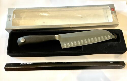 Wusthof Grand Prix II 7 Inch Hollow Edge Santoku Knife 4175-7 New/Read - Fresh Stock Dated January 2026