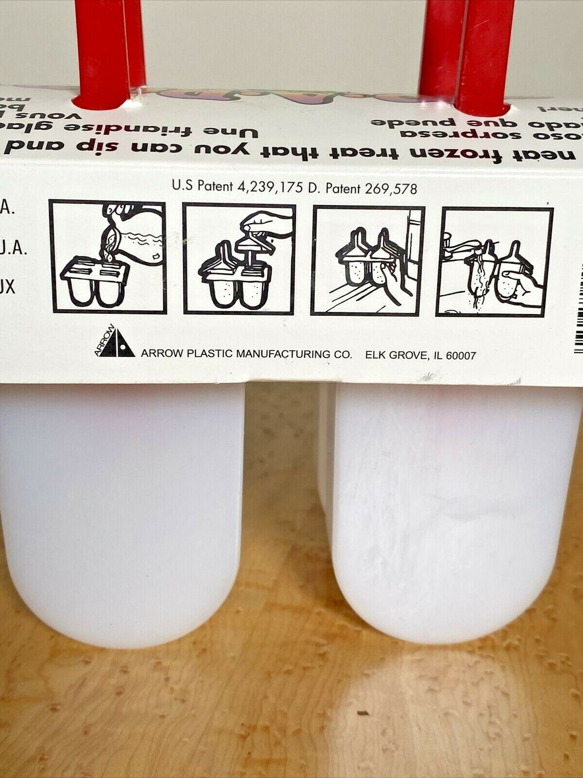 NEW Vintage Sip a Pop Popsicle Frozen Summer Treat Maker Plastic BPA Free USA - Fresh Stock Dated February 2026