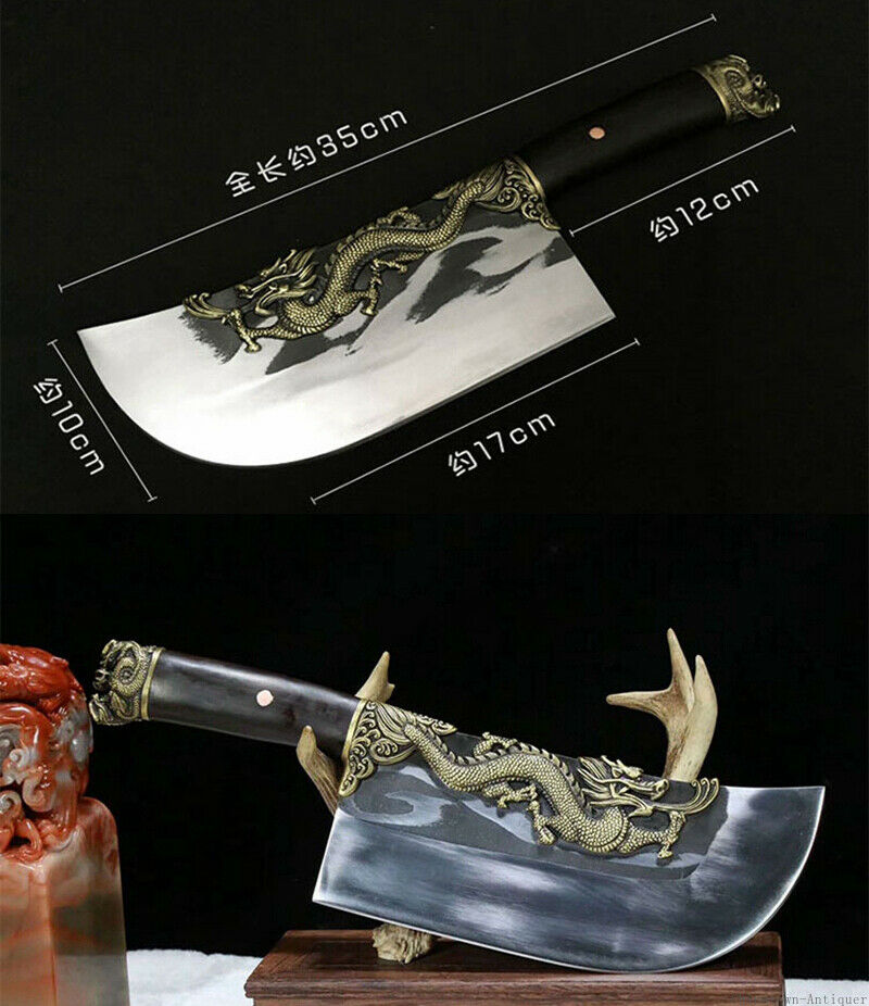Zhenguanxi Rising Dragon Chef Meat Cleaver Chopping Knife Kitchen knife #5131 - Fresh Stock Dated February 2026