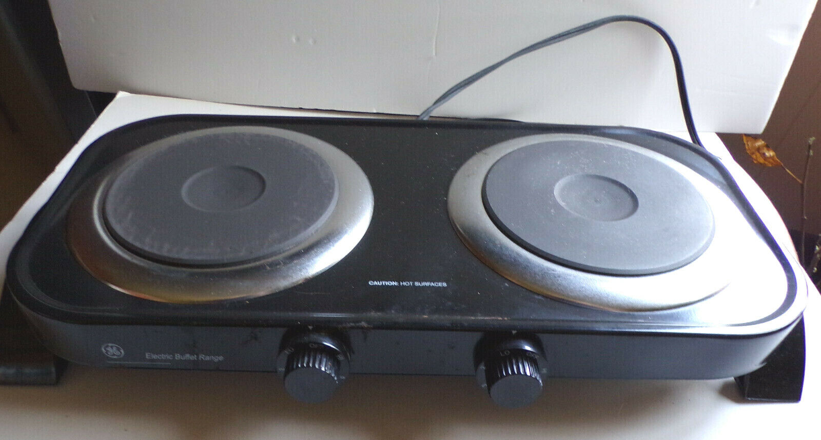 GE General Electric 2 Burner Electric Buffet Range with Paperwork & Original Box - Fresh Stock Dated February 2026