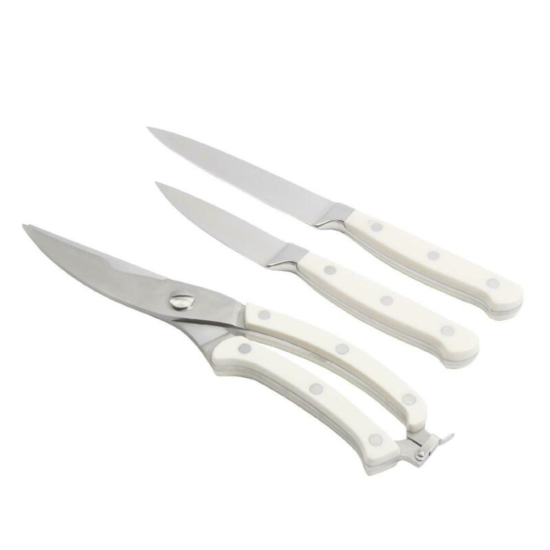 The Pioneer Woman Frontier Collection 14 Piece Cutlery Set With Wood Block Linen - Fresh Stock Dated January 2026