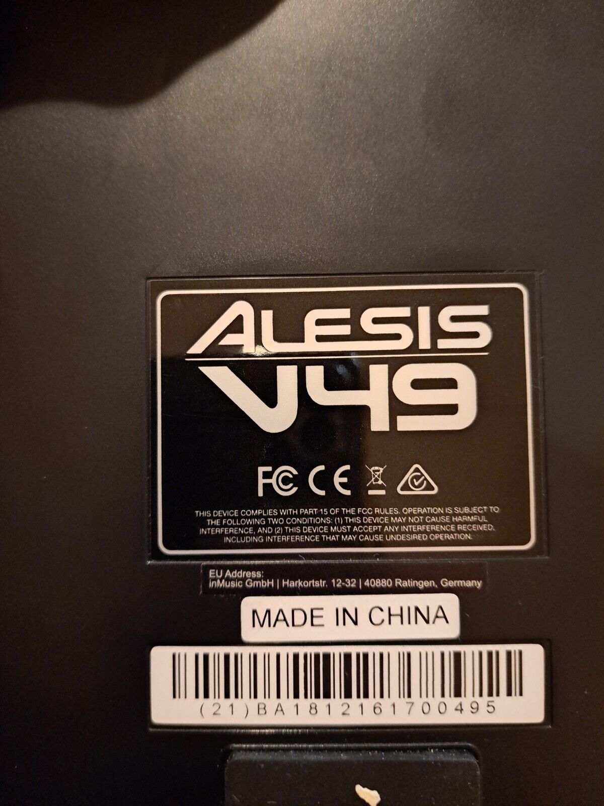 Alesis V49 USB Midi Pad Keyboard Controller - Fresh Stock Dated December 2025