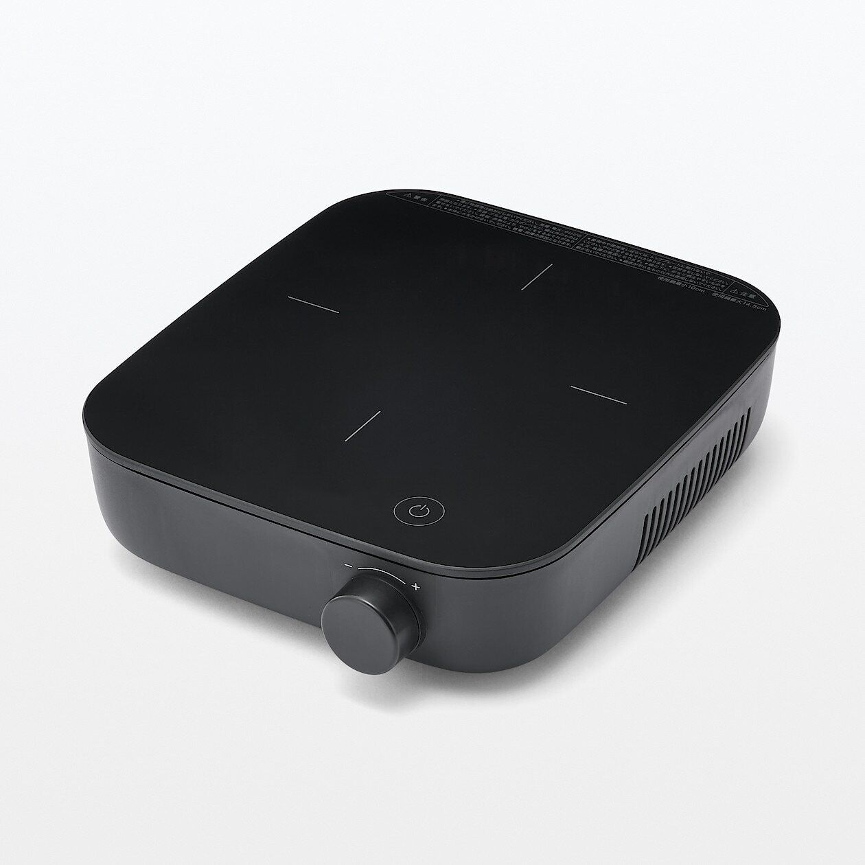 MUJI IH Cooking Plate Black MJ-IHCPI Japan Domestic Use 100V - Fresh Stock Dated February 2026