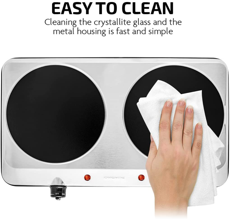 Estufa Electrica para Cocina Portatil 2 Hornillas Estufas Electricas Portatiles - Fresh Stock Dated February 2026