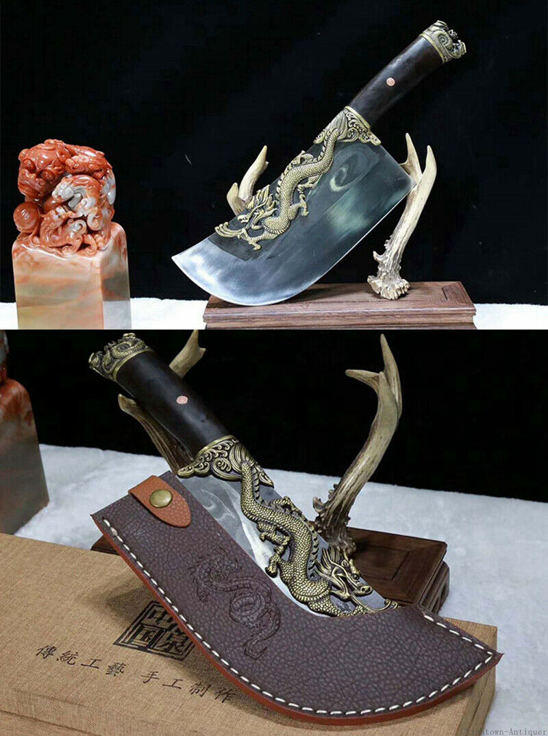 Zhenguanxi Rising Dragon Chef Meat Cleaver Chopping Knife Kitchen knife #5131 - Fresh Stock Dated February 2026