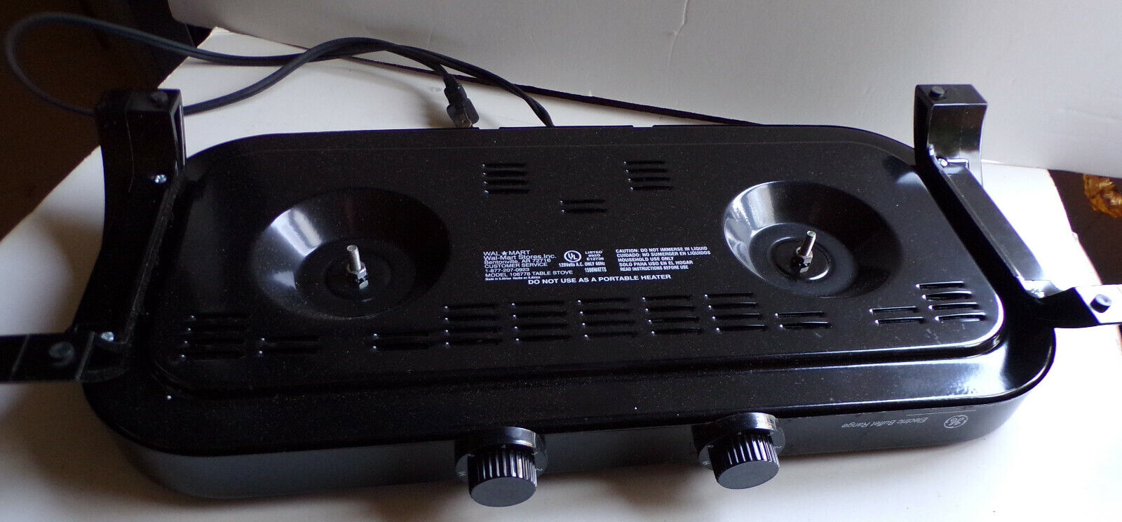 GE General Electric 2 Burner Electric Buffet Range with Paperwork & Original Box - Fresh Stock Dated February 2026