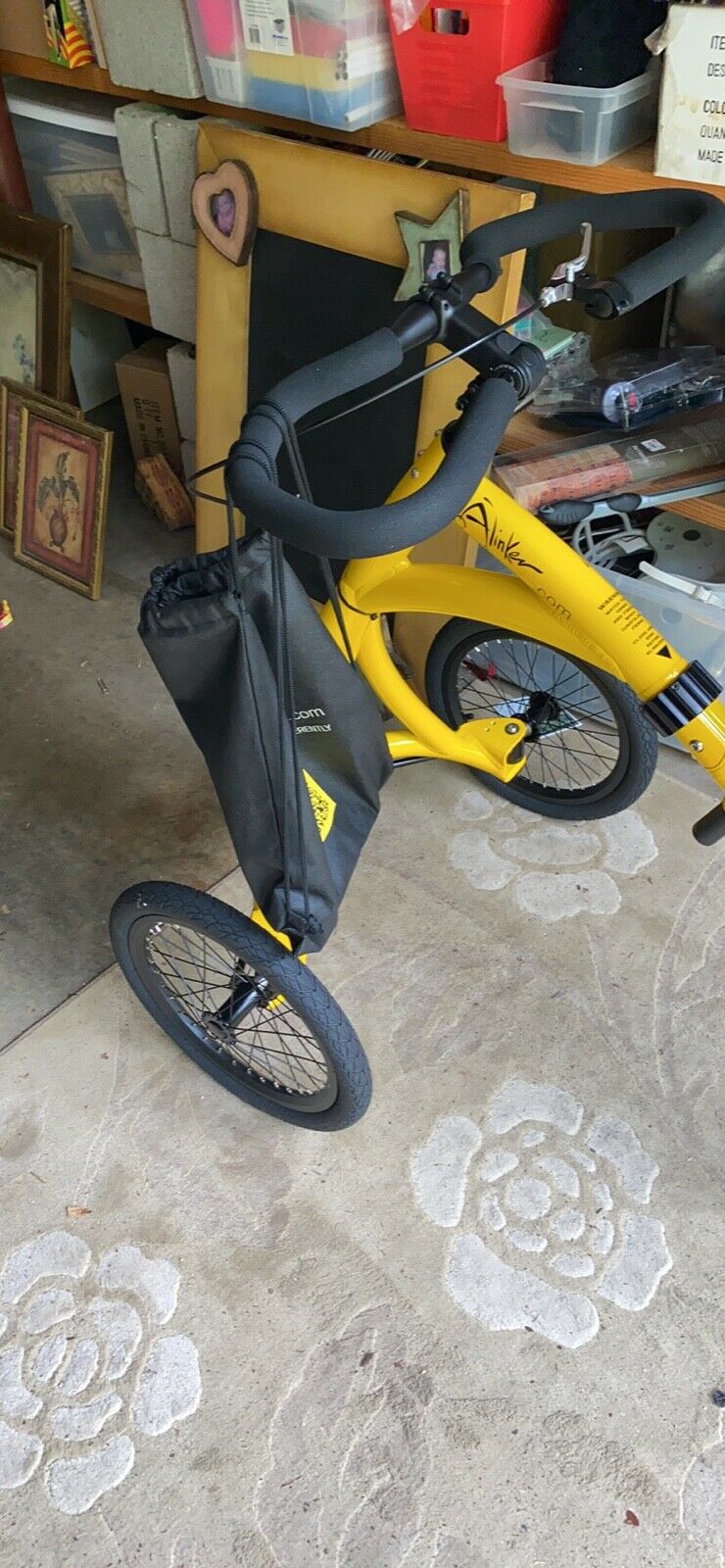 Alinker bike helps you exercise without the pedals look at the website. - Fresh Stock Dated December 2025