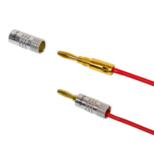 In Wall Audio Speaker 14/2 Cable 500FT + 10 pieces Banana Plug Connector Kit - Fresh Stock Dated December 2025