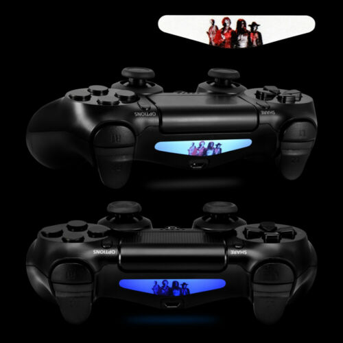 60 Pcs Light Bar Decal Stickers Reusable Decals Skin for PS4 Slim Pro Controller - Fresh Stock Dated February 2026