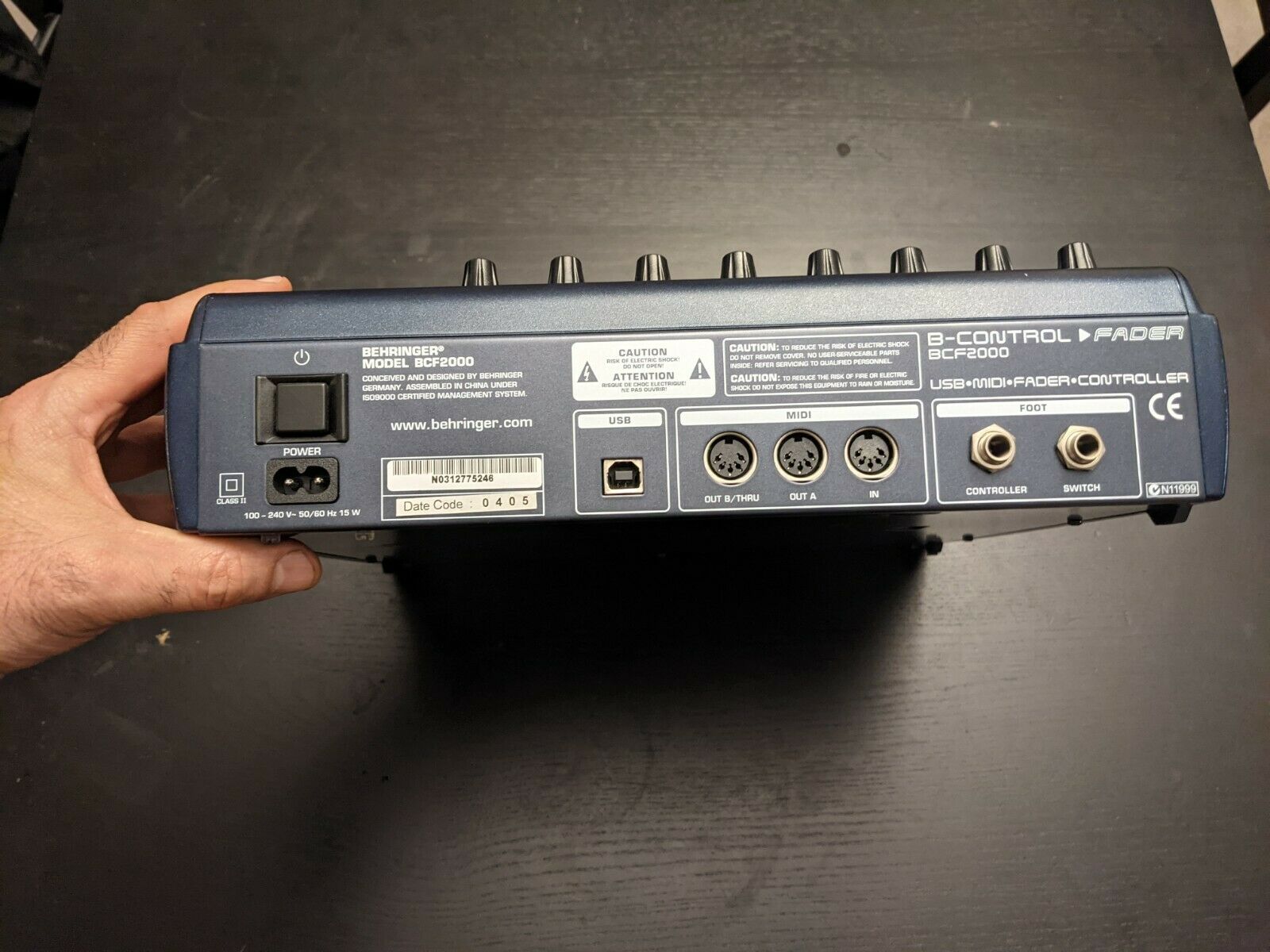 Behringer B-Control BCF2000 USB MIDI DAW Fader Controller  - MINT CONDITION - Fresh Stock Dated December 2025