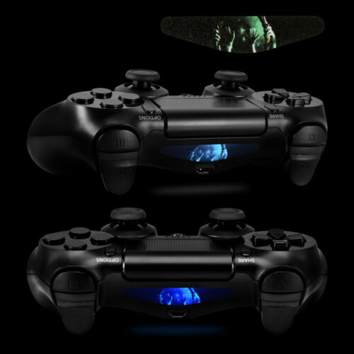 60 Pcs Light Bar Decal Stickers Reusable Decals Skin for PS4 Slim Pro Controller - Fresh Stock Dated February 2026