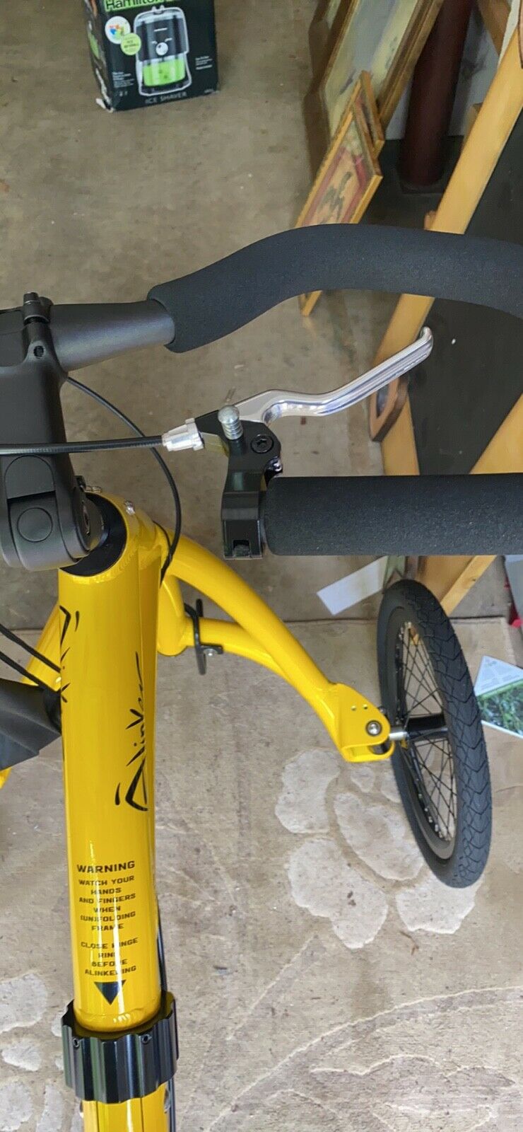 Alinker bike helps you exercise without the pedals look at the website. - Fresh Stock Dated December 2025