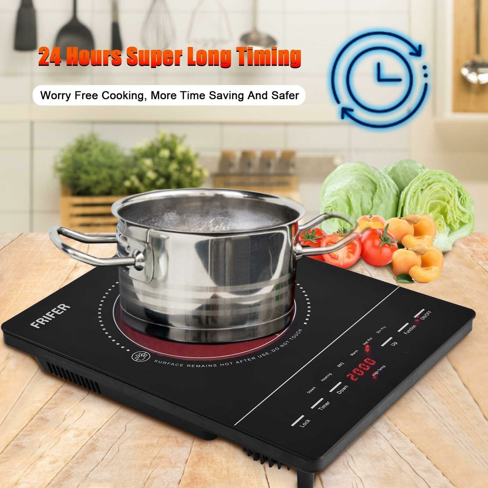 Electric Cooktop Burner Infrared Ceramic Glass Hot Plate Cooking Stove 220V - Fresh Stock Dated February 2026