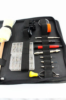 WATCH REPAIR KIT DELUXE 28 PC SET CARRYING CASE WATCHMAKING TOOL - Fresh Stock Dated December 2025
