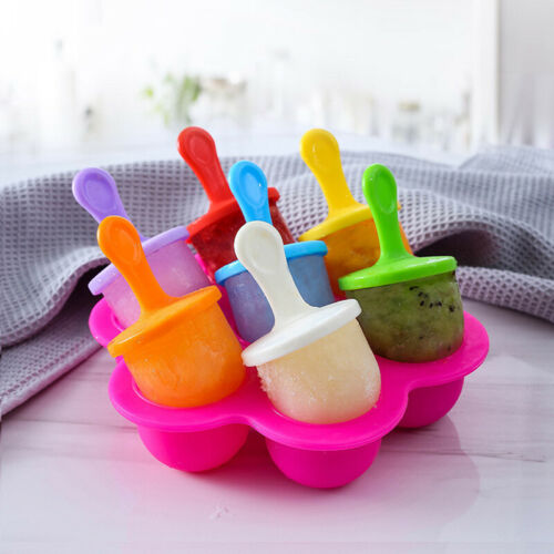 DIY Frozen Ice Cream Mold Mould Popsicle Maker Lolly Mould Tray Pan Kitchen - Fresh Stock Dated February 2026