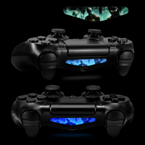 60 Pcs Light Bar Decal Stickers Reusable Decals Skin for PS4 Slim Pro Controller - Fresh Stock Dated February 2026