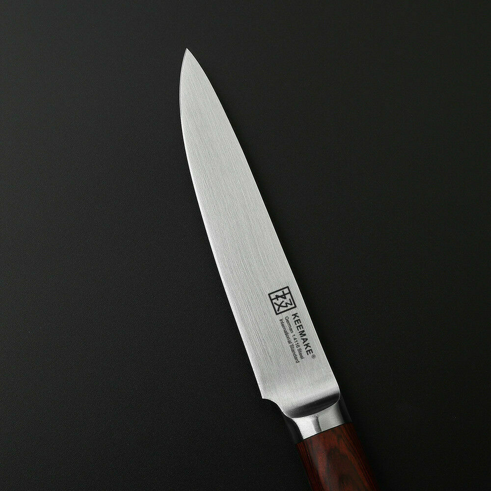 5 Inch Chef's Utility Knife German Stainles Steel Fruit Paring Peeling Knife - Fresh Stock Dated February 2026