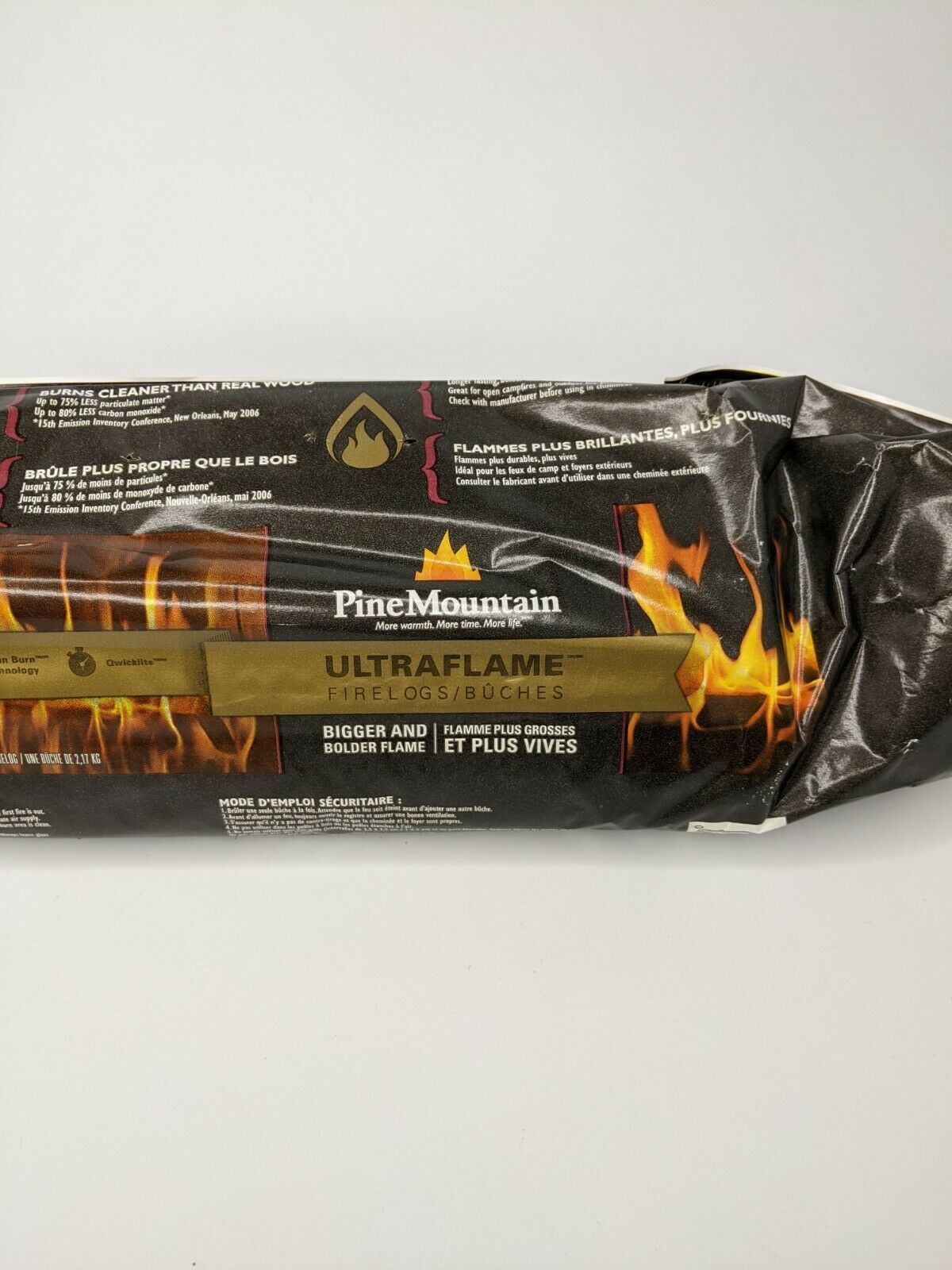 (5) Pine Mountain Ultraflame Fire Logs Clean Burning 3HR Burn - Fresh Stock Dated December 2025