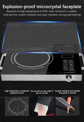 3500W Electric Single Induction Cooker Cooktop Digital Hot Plate With Handle US - Fresh Stock Dated February 2026