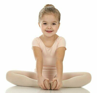 Elowel Kids Girls' Basic Short Sleeve Leotard (Size 2-14 Years) Multiple Colors - Fresh Stock Dated December 2025