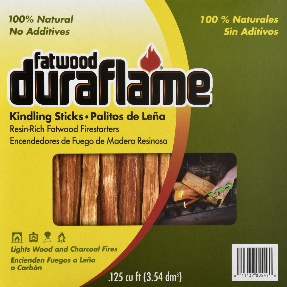 FIRE STARTER KINDLING WOOD STICKS Flatwood for Firewood or Charcoal- No Resin - Fresh Stock Dated January 2026
