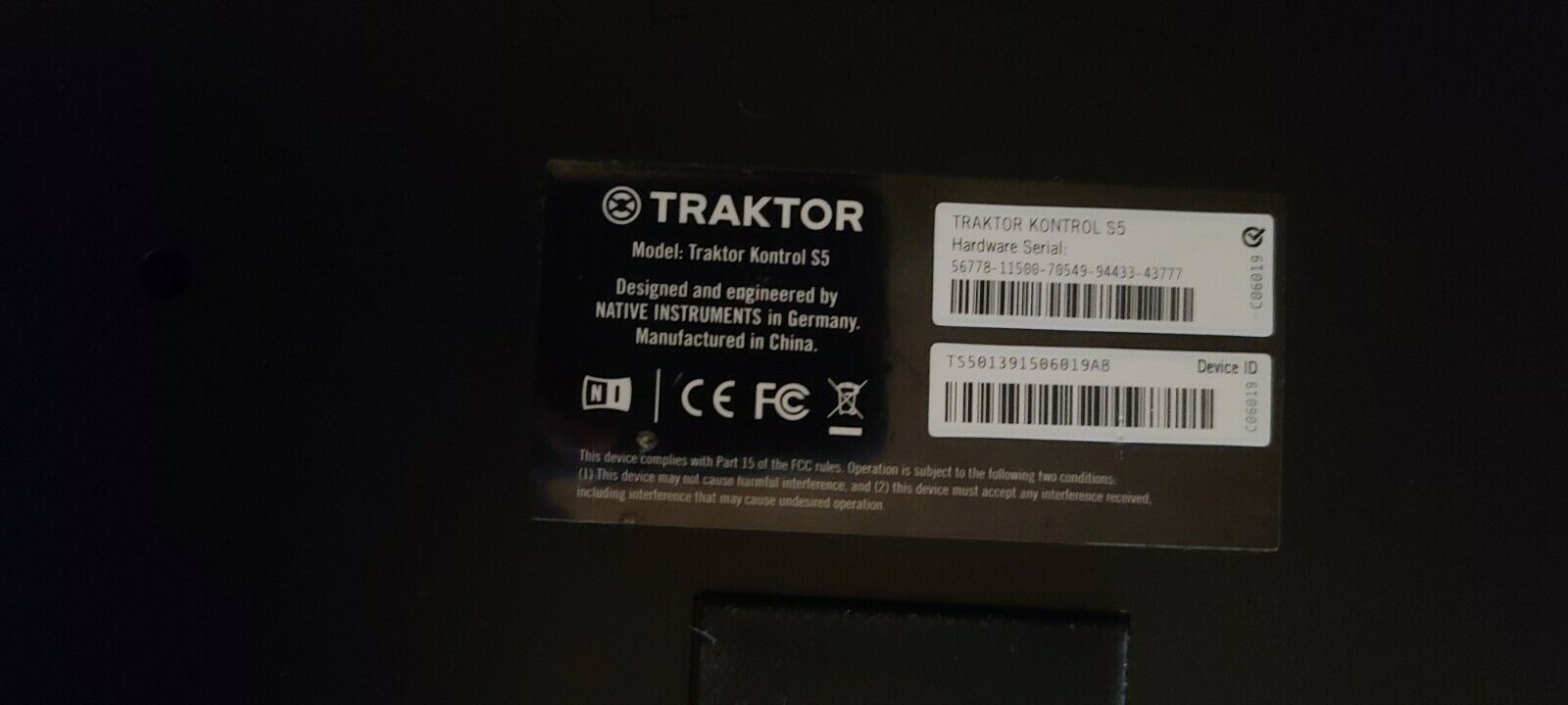 Native Instruments Traktor Kontrol S5 T5501311501346Aa - Fresh Stock Dated December 2025