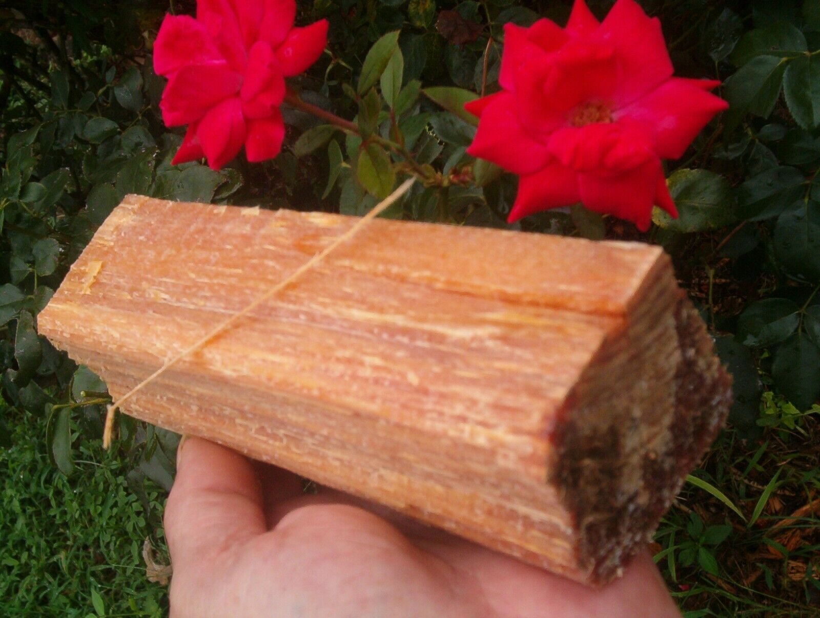 Fat Lighter Fatwood Blocks 1 Lb. Mail Wt. Kindling Fire Starters Wood # 1 Tinder - Fresh Stock Dated December 2025