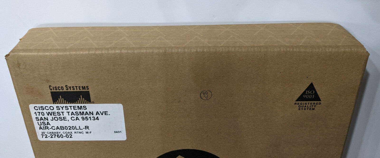 Cisco AIR-CAB005LL-R 20ft Low-Loss 2.4GHZ RF Cable RP-TNC Connectors New In Box - Fresh Stock Dated December 2025