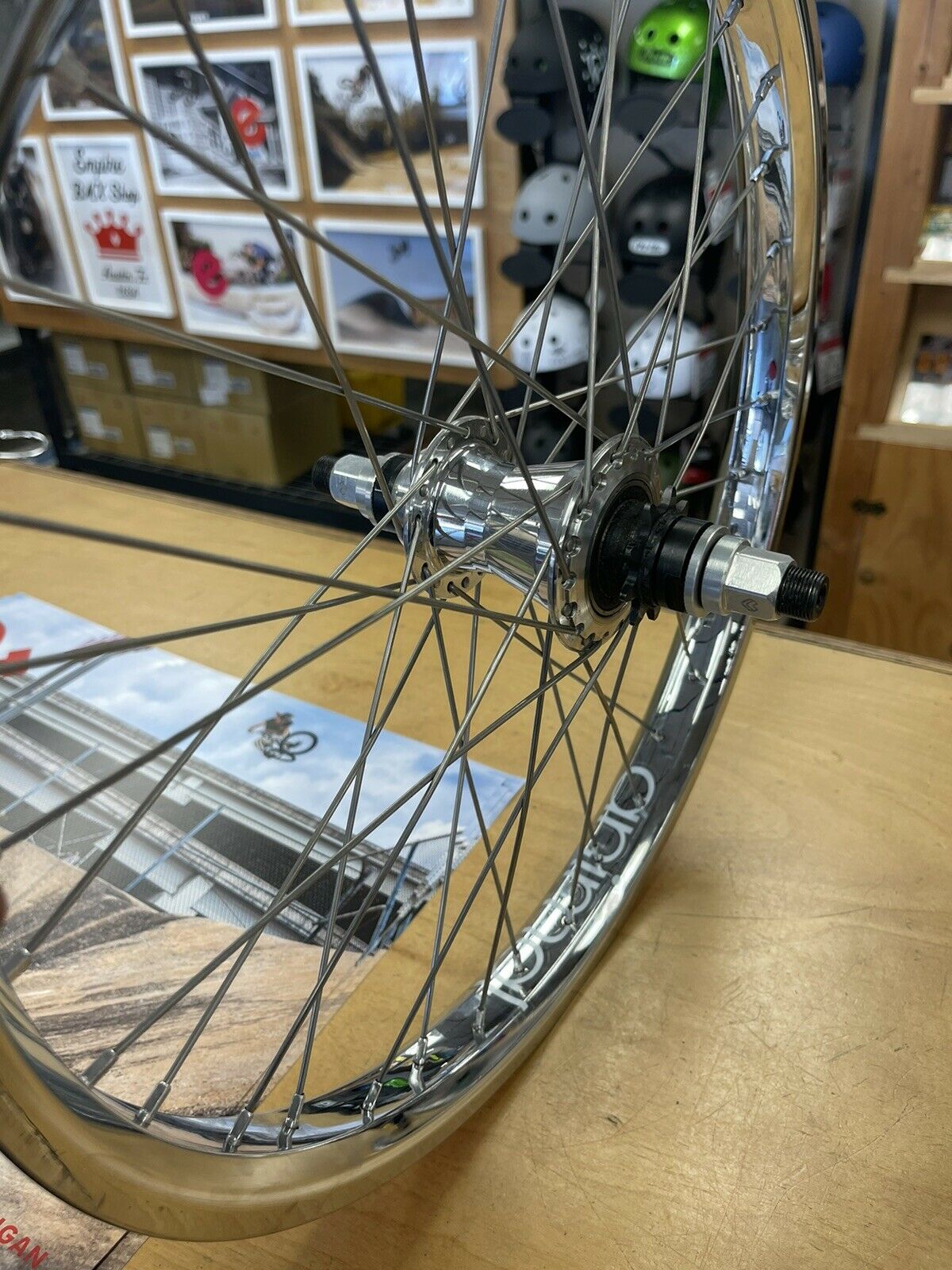 Custom 2017 Haro Lineage Master Freestyle Black White Chrome - Fresh Stock Dated December 2025