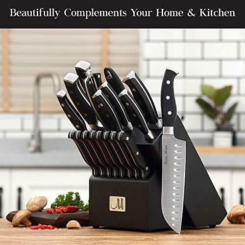 19-Piece Premium Kitchen Knife Set, Master Maison German Stainless Steel Cutlery - Fresh Stock Dated January 2026