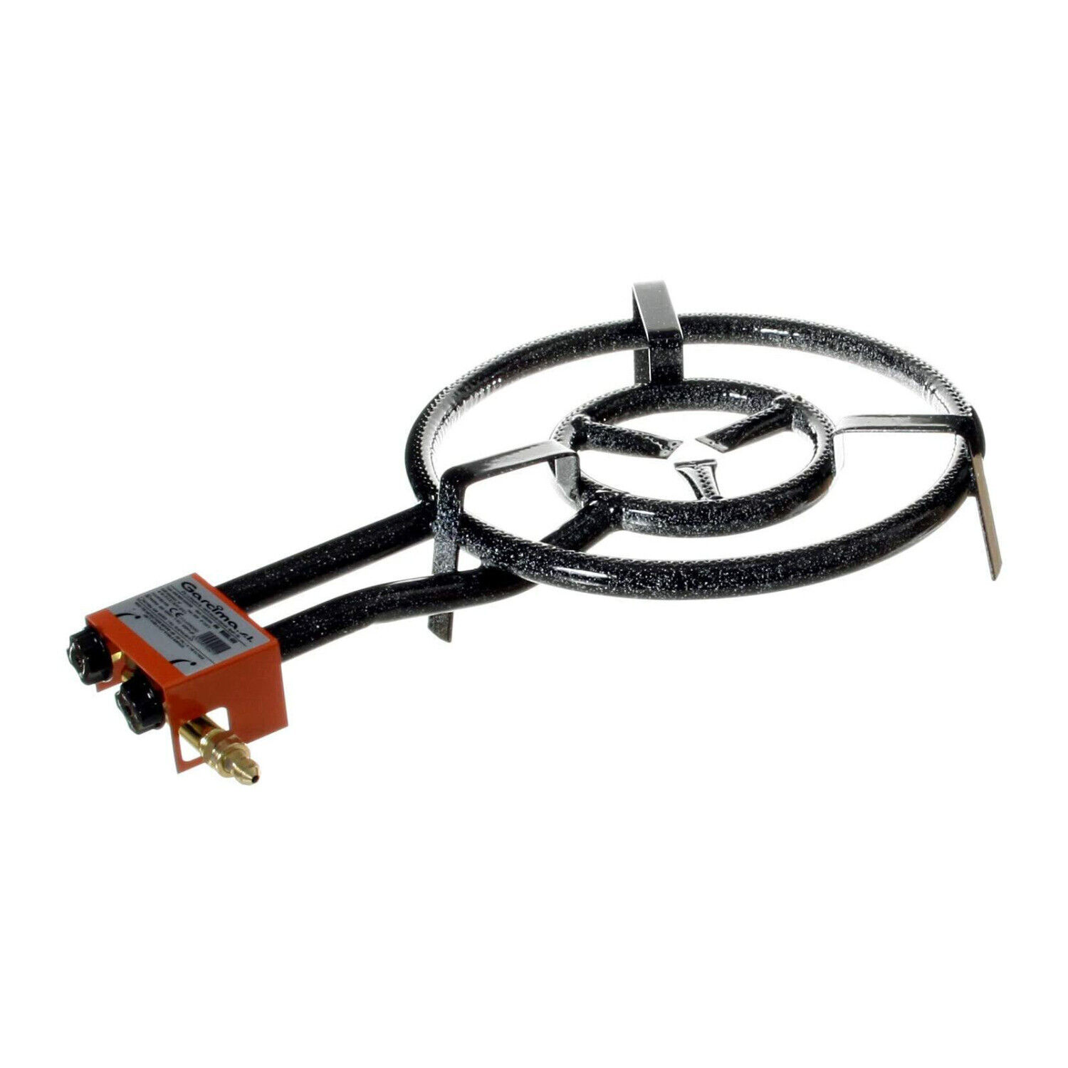 La Paella Garcima 16 In Dual Ring Butane Propane Gas Burner Black Bundle - Fresh Stock Dated February 2026