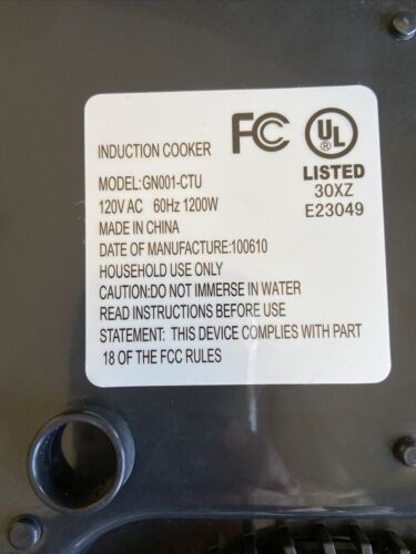 Saladmaster Induction Cooktop - Fresh Stock Dated February 2026