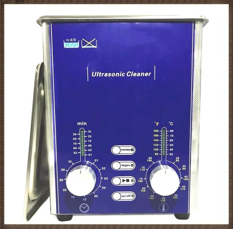 2.5L Eyeglass Watch Ultrasoni Clean Machine DR-DS25 Degas Sweep Timer/Heater 80W - Fresh Stock Dated December 2025